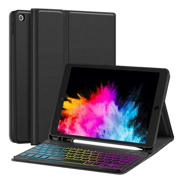 Funda Con Teclado Para iPad 7ma Gen. De 10.2 2019 (vsnq)