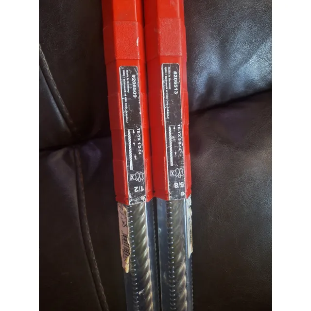 Hilti #206509 Brocas Te-yx 1/2  Y 5/8  - Pack 2