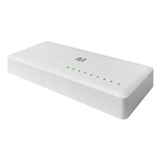 Switch Multi 8 Portas 10/100/1000mbps Gigabit 100m Re608