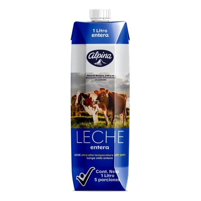 Leche Entera Alpina X 4