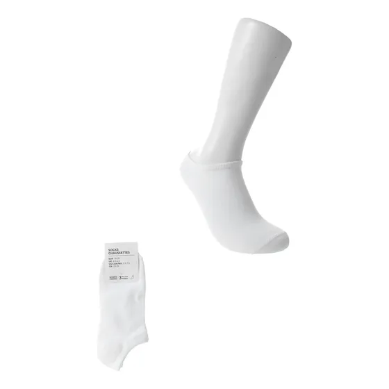 Medias Cortos Blancos 3pares