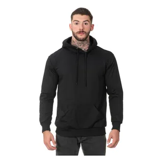 Moletom Liso Masculino Flanelado Blusa De Frio Com Capuz Moletom Liso Masculino Flanelado Blusa De Frio Com Capuz