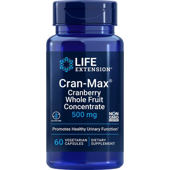 Suplemento Life Extension Cran-max 500 Mg De Arándano Rojo,