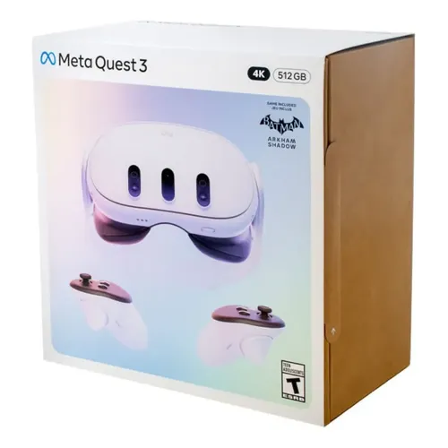 Meta Quest 3 512gb 4k Branco com Joysticks | Frete grátis