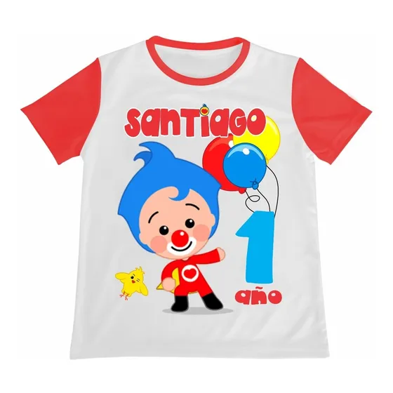 Franela Camisa Niño Payaso Plim Plim Algodon