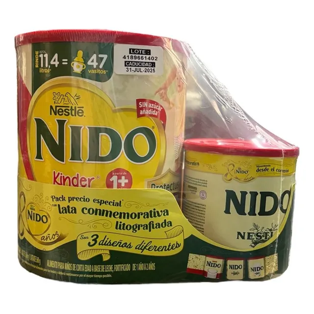 Leche Nido Kinder 1.6kg + 360kg