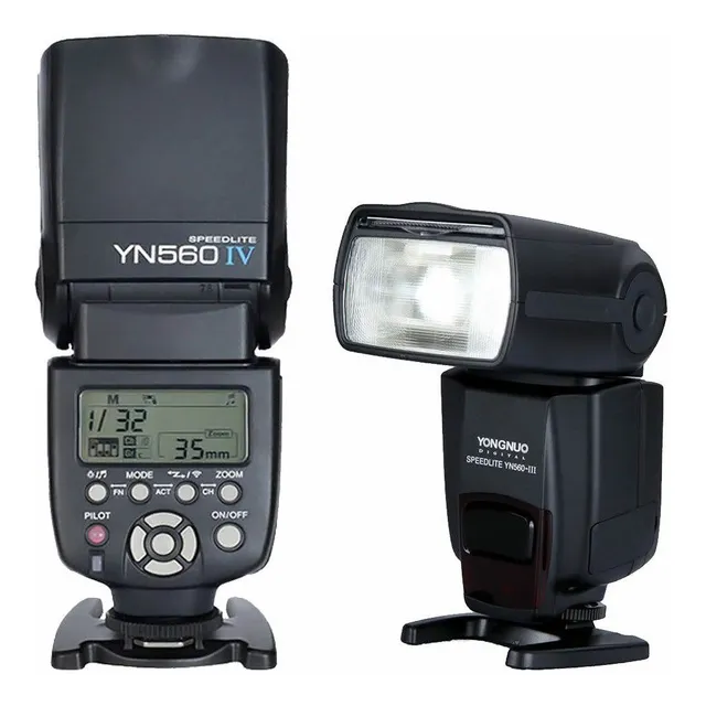 Flash Yongnuo Yn560iv Camara Flash Lcd Display Xt-670