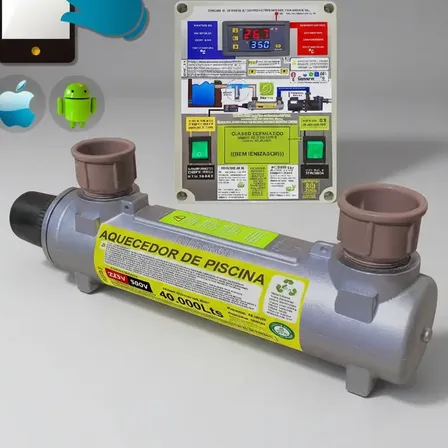 Aquecedor Hidrohot Até 40.000lts + 2x Mod. P/ Celular
