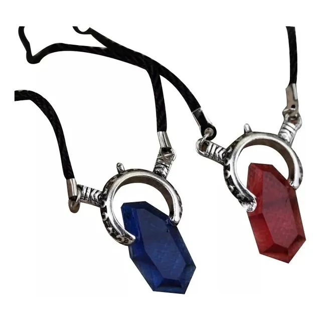 Trendy Dmc Devil May Dante Collar Con Colgante Rojo Azul