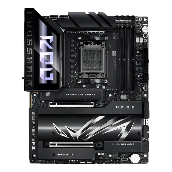 Placa-mãe Asus Rog Crosshair X870e Hero Black