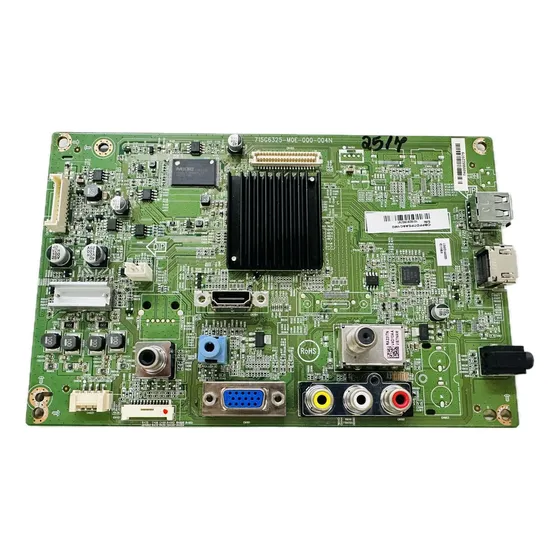 Placa Principal Aoc Le40d1442/20 V2.11/ V0.6 715g6325-m0e-00