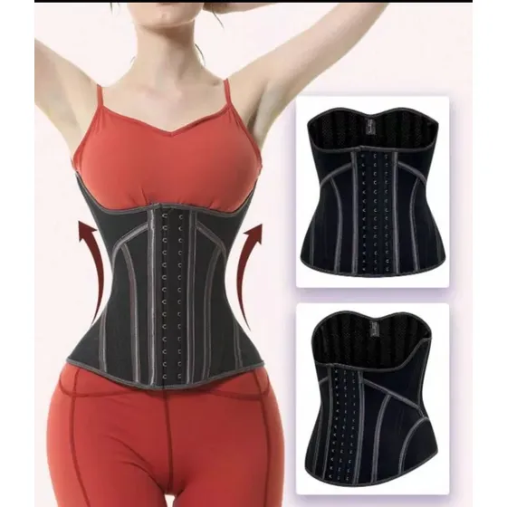Faja Completa Reductora De Cinctura Latex Ajustable Cod 1382