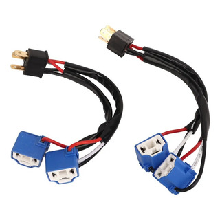 2 Arnes H4 Conversion Luces Macho A Hembra Automor 12-24 V 2 Arnes H4 Conversion Luces Macho A Hembra Automor 12-24 V