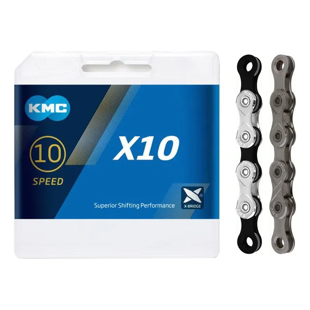 Cadena Kmc 10 Velocidades X10 116 Eslabones
