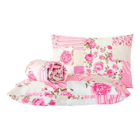 Kit 5 Lençol Casal Queen C/ Elástico Estampado + 10 Fronh Variadas Estampas