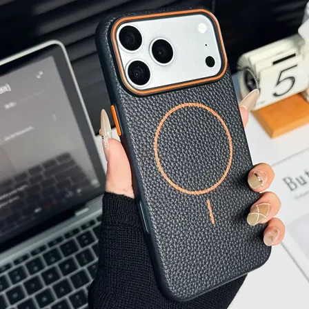 Capinha iPhone 16 17 Promax Magsafe Antichoque Slim Fina Preto iPhone 17 Promax