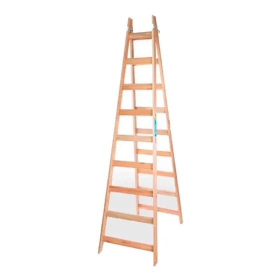 Escalera Pintor De Madera Reforzada 9 Escalones Alpina Rex