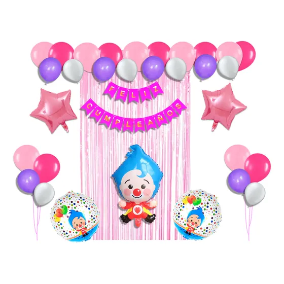 Kit Decoración Para Fiesta De Cumpleaños Temática (58 Pzas)