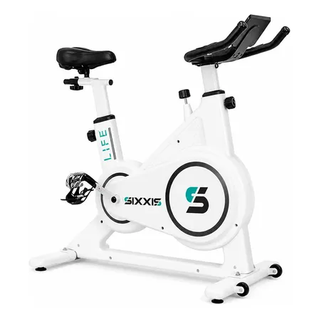 Bicicleta Ergometrica Spinning Magnética Smart Sixxis Life Branco Bivolt