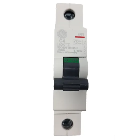 Interruptor Minibreaker Termomagnetico C4  4 Amp G61 Ge 