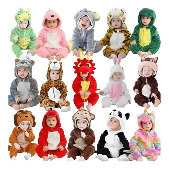 Pijama Y Disfraz Enterito Polar Niña Niño Bebe Vaquita