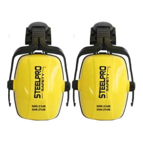 Protector Auditivo Tipo Copa Steelpro Para Insertar Casco