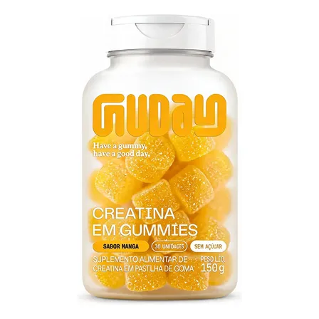 Guday Creatina Em Gummy Sabor Manga - 30 Unidades - 15 Dias Manga