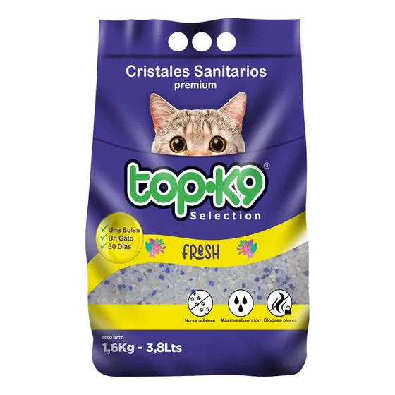 Cristales Sanitarios Topk9 1,6 Kg Fresh