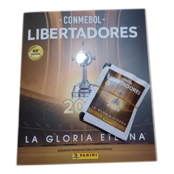 Album Vacío Más 40 Sobres Cerrados Copa Libertadores 2024