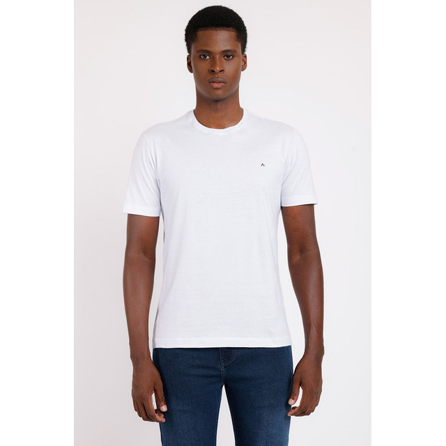 Camiseta Aramis Básica Manga Curta Branco Camiseta Aramis Básica Manga Curta Branco