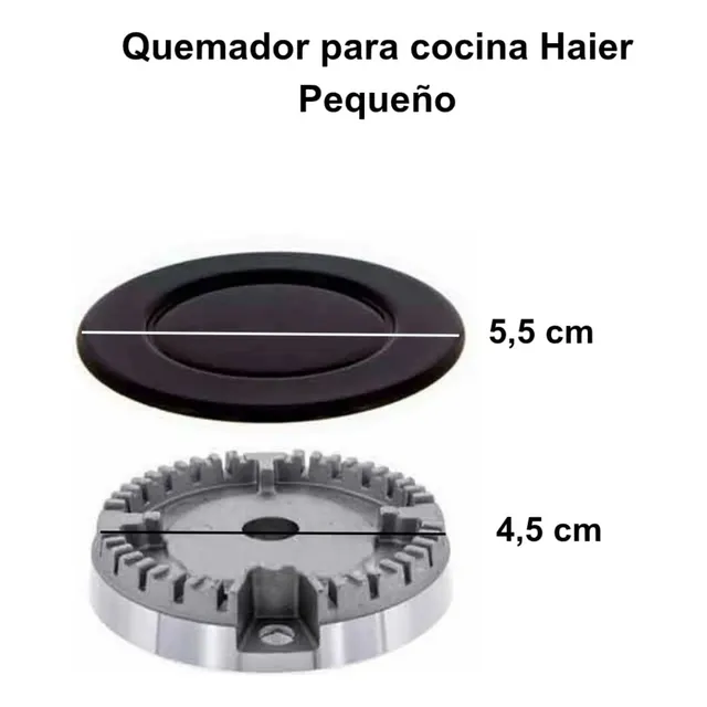 Quemador Para Cocinas Haier Pequeño