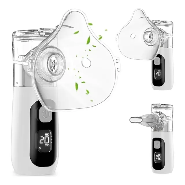 Mini Nebulizador Recargable Portatil Ultrasonico + Completo