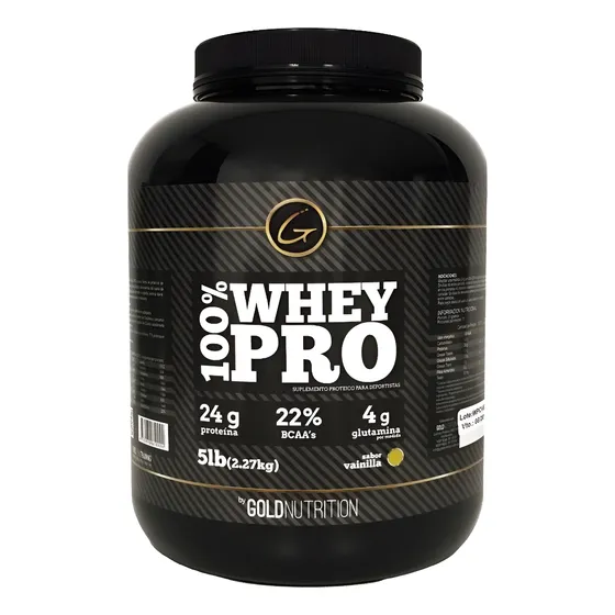 Proteína - 100% Whey Pro 5lb - Gold Nutrition