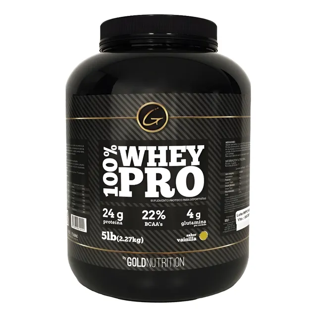 Proteína - 100% Whey Pro 5lb - Gold Nutrition