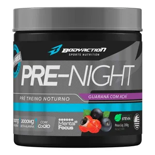 Pre Night 200g PrĂ© Treino Noturno Sem CafeĂna Bodyaction Pre Night 200g PrĂ© Treino Noturno Sem CafeĂna Bodyaction