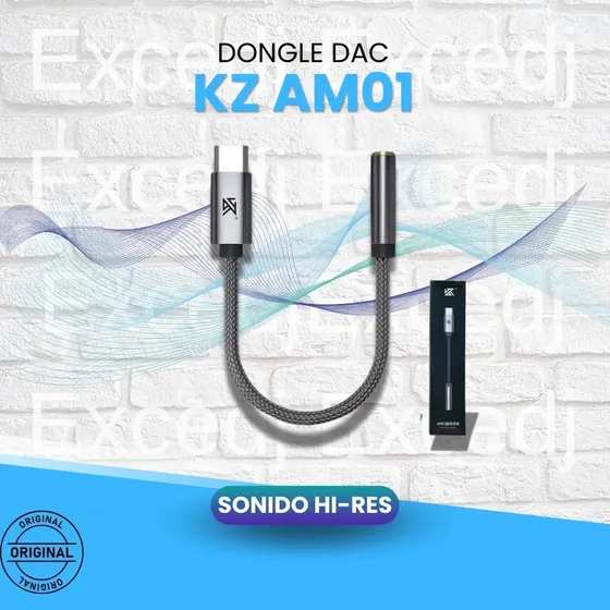 Dongle Dac Kz Am01 Adaptador Original Para Audifonos Kz