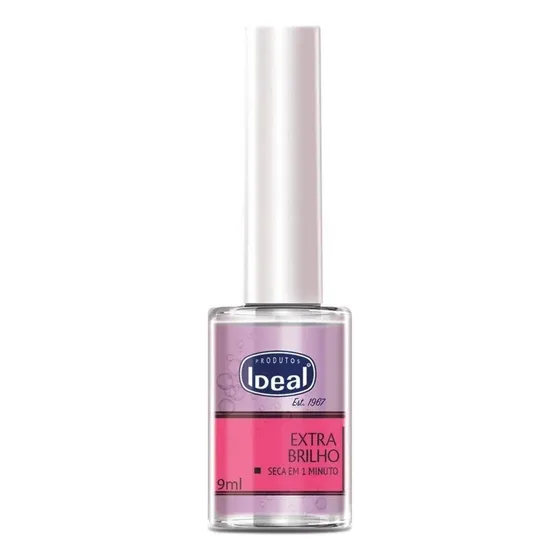 Esmalte Extra Brilho Seca Em 1 Minuto Ideal 9ml
