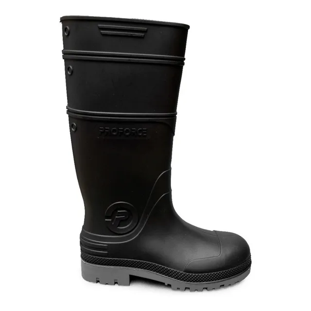 Botas De Lluvia Negras De Pvc Proforce 