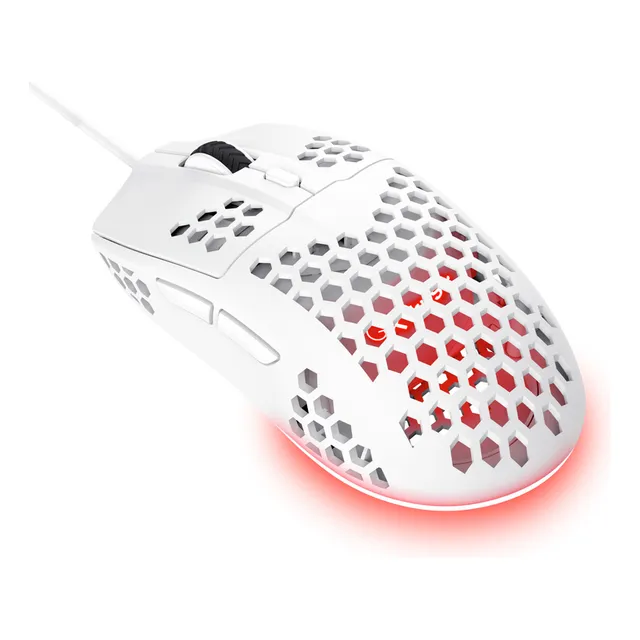 Mouse Gaming Trust 25389 Gxt928 Helox Blanco Con Led
