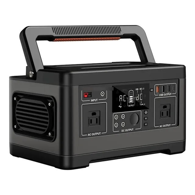 Estacion De Energia 500w Con Panel Solar 120w Portatil