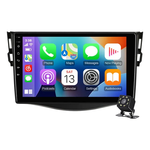 Estéreo 2+32g Para Toyota Rav4 2007-2012 Carplay Gps Ips Bt