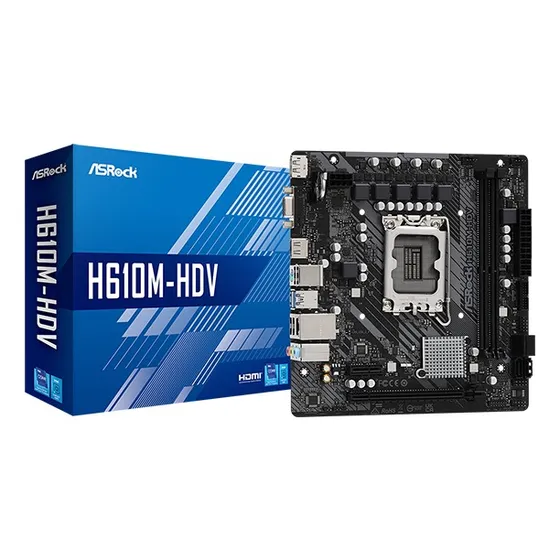 Tarjeta Madre Asrock H610m-hdv  12th  13th Generación 