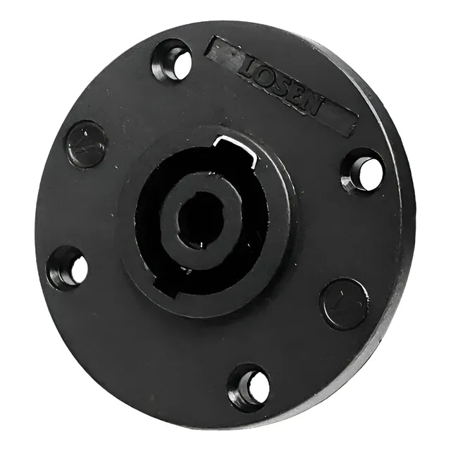 Conector Speakon Ficha Hembra 4 Contactos Chasis Redondo