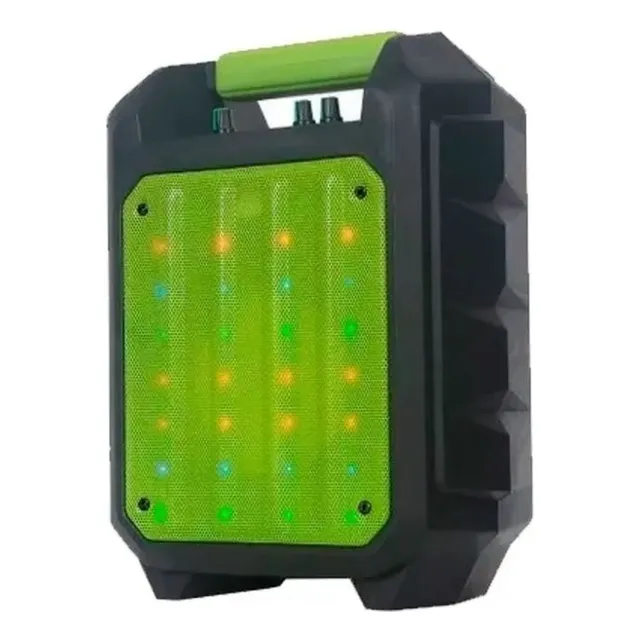 Parlante Harrison Kanji Sintex Verde Con Radio Y Luces-300w 