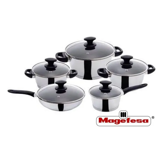 Juego De Ollas 10p Magefesa