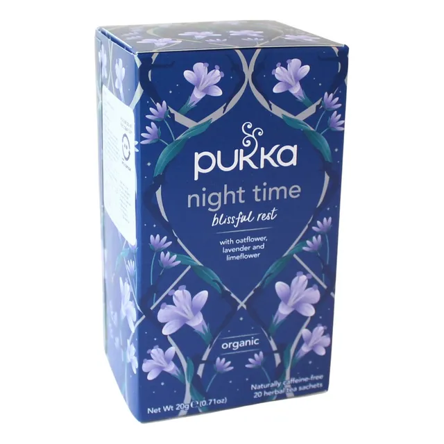 Té Pukka Night Time 20 Bolsitas, Té Relajante