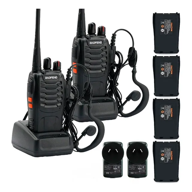 Walkie-talkie Baofeng BF-888S color negro 220V