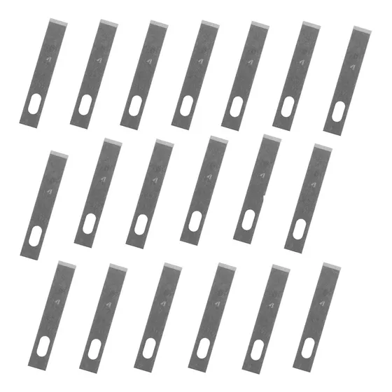 Linalife 100pcs Excel Excel Hobby Blade #4 Reemplazo De Acer