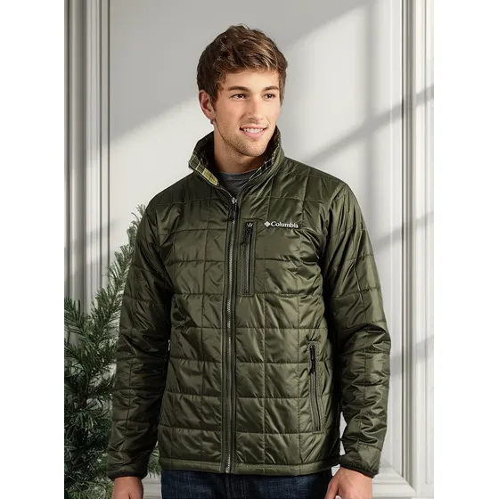 Campera Columbia Hombre Xl Half Life Reversible Nueva Origin