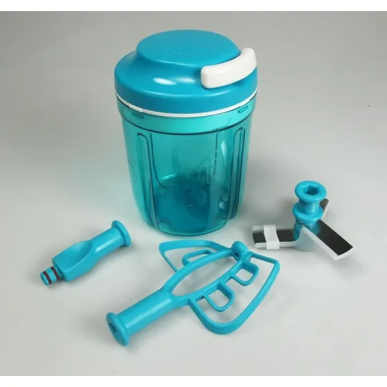 Cortador Turbo Chef Supersonic Tupperware Azul Nuevo